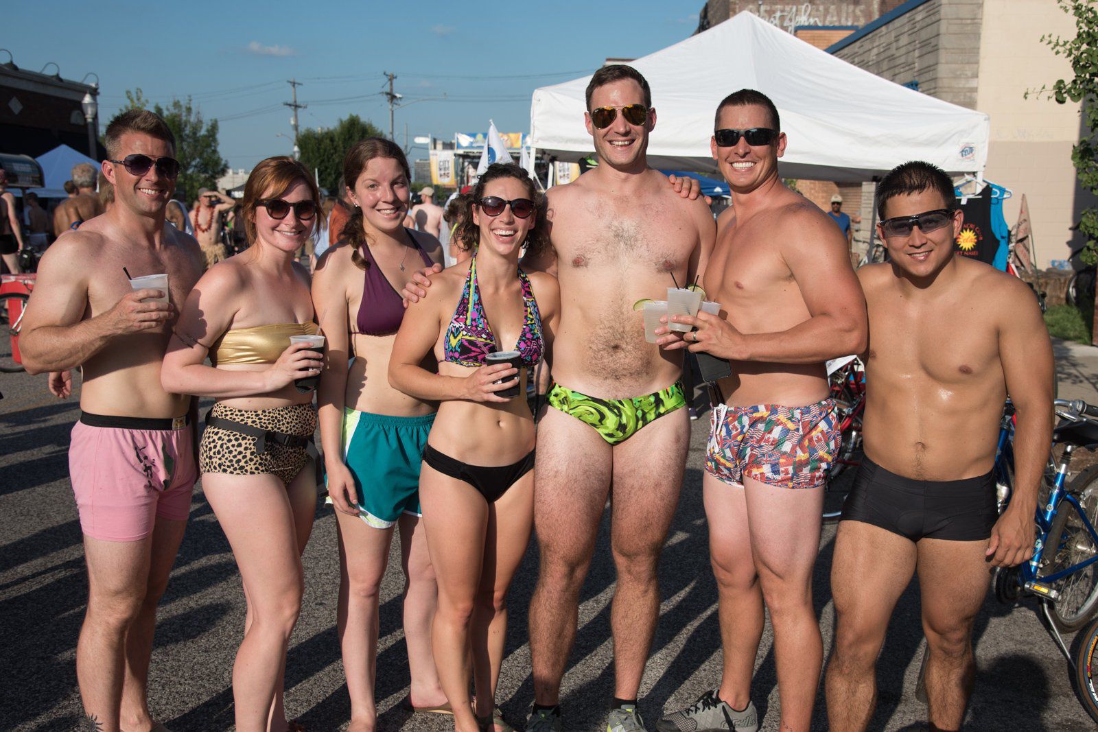 2016 World Naked Bike Ride in St. Louis